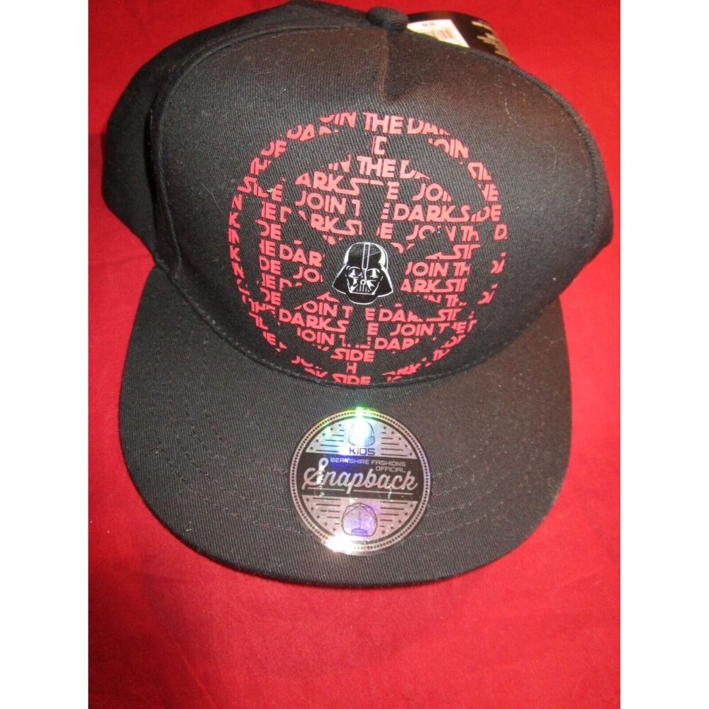 Brand New Kids Boys Star Wars Snapback Hat Darth Vadar Dark Side